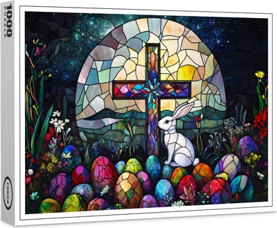 Produktbild von raxxa Premium-Puzzle "Osterfest", 1000 Teile