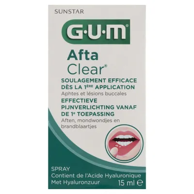 Obrázok produktu pre GUM AftaCLEAR, Sprej, 15 ml, Sprej