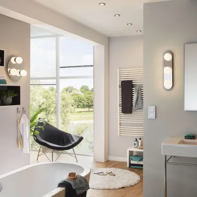Produktbild von EGLO MOSIANO, 3 Glühbirne(n), LED, 3000 K, 1020 lm, IP44, Chrom, Weiß