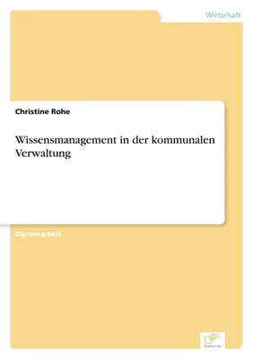 Produktbild von Wissensmanagement in der kommunalen Verwaltung