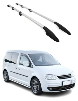 Produktbild von Dachreling Dachgepäckträger für VW Caddy 2015-2020 L2 Langer Alu Grau, KI-generiertes Bild