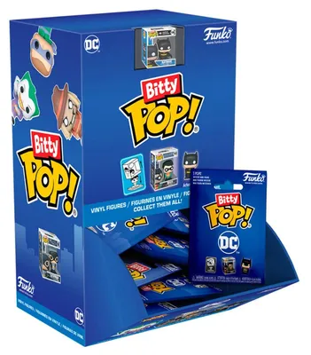 Obrázok produktu pre Rôzne figúrky Bitty POP od spoločnosti DC Comics – Funko – (Záľubové predmety / Figúrky)