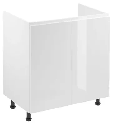 Produktbild von Unterschrank Spülbeckenunterschrank Spülenunterschrank Küche Hochglanz
