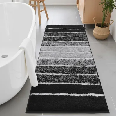 Image de Tapis de bain antidérapant, 60 x 120 cm, doux et absorbant