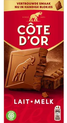 Produktbild von Côte d'Or L'Original Milchschokolade 180g – Feine cremige Vollmilchschokolade