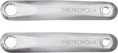 Image de Manivelles FSA pour vélo électrique Metropolis CK-602 175 mm argent - Mini-ISIS pour Bosch A...