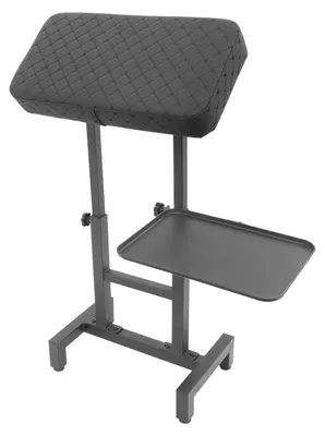 Produktbild von Tattoo Armlehne Ständer, Höhenverstellbar, Werkzeugablage Inklusive, schwarz