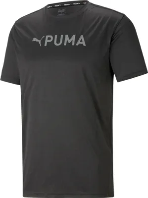 Produktbild von PUMA Fit Logo T-Shirt Herren 01 - puma black S