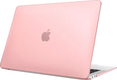 Produktbild von Fintie Hülle kompatibel mit MacBook Air 13 (2018-2020 Version) A2337(M1)/A2179/A1932, Ultradünne Hartschale Schutzhülle Snap Case kompatibel mit MacBook Air 13" Retina, Rosa(Matt)