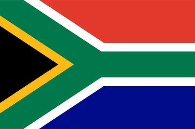 Produktbild von Südafrika Flagge 90 x 150 cm, 100% Polyester, wind- und wetterfest, mit Ösen
