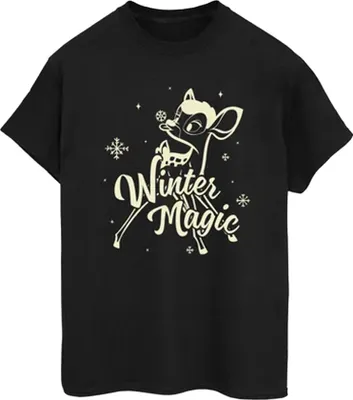 Obrázok produktu pre Bambi - Dámske tričko „Winter Magic“ BI53469 (S) (čierne)