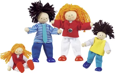 Zdjęcie produktu dla Goki Flexible puppets lifestyle family, Lalka modowa, Mężczyzna i Kobieta (zestaw), 3 lat(a), 90 mm, 130 g, Wielobarwny