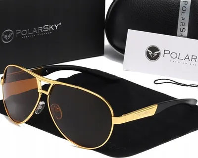 Produktbild von POLARISIERTE BRILLE UV400 AVIATOR POLARSKY mit Satz