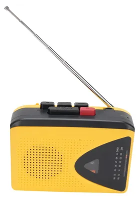 Obrázok produktu pre Retro kazetový prehrávač, AM/FM rádio, magnetofón s integrovaným reproduktorom a konektorom pre slúchadlá