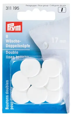 Immagine prodotto di Intimo Prym doppio bottone 26'' 17 mm bianco