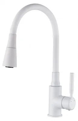 Immagine prodotto di Invena HULA PLUS BZ-85-P02-L Miscelatore per lavello, bianco