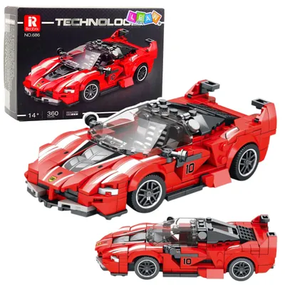 Image de Blocs de construction Fxx-k Race Car Rouge 360 Pcs.