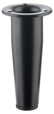 Produktbild von SOTECH Möbelfuß FOX-TROT 150 mm schwarz matt – Sockelfuß Stahl