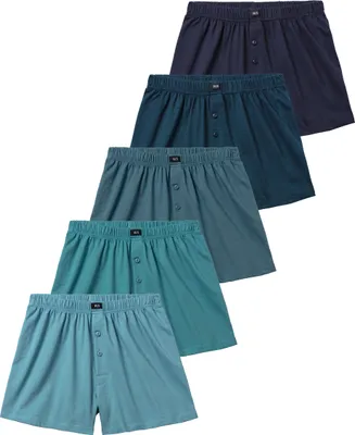 Produktbild von H.I.S. Weiter Boxer 5 er-Pack hellblau, hellpetrol, petrol, dunkelpetrol, navy Größe 8 (XXL)