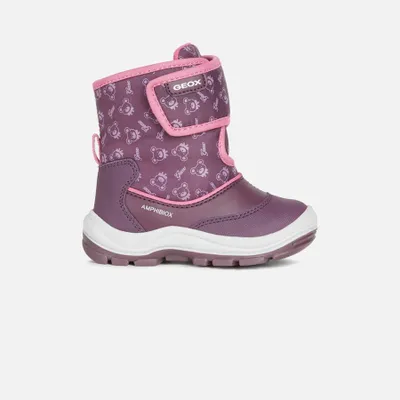 Produktbild von Geox Rosa Mädchen-Ankle-Boots Flanfil ABX 21