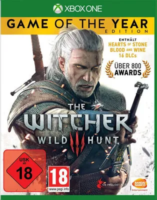 Zdjęcie produktu dla GAME The Witcher 3: Wild Hunt of the Year Edition (Xbox One), Xbox One, od 17 lat, Nośnik fizyczny
