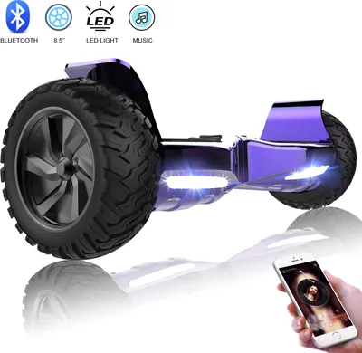 Produktbild von Hoverboard 8.5 Zoll, Premium Offroad Hoverboards - Bluetooth - Starker Dual Motor - LED - Elektro Skateboard Selbstausgleichender Elektroroller -Geschenk für Kinder