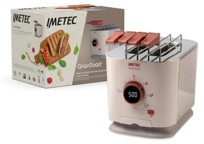 Produktbild von Imetec 7504, 2 Scheibe(n), Sand, Edelstahl, 600 W, 185 mm, 285 mm