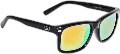 Produktbild von DICE - Damen/Herren Sonnenbrille - Vollrandrahmen - UV400 Schutz - Schwarz/Orange