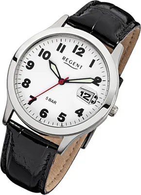 Produktbild von Regent Armbanduhr schwarz F-788 Herren Analog-Quarzuhr URF788
