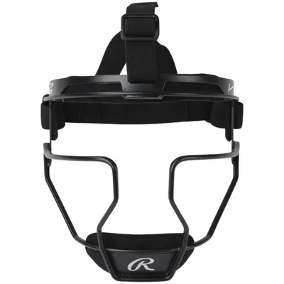 Produktbild von Rawlings RSBFMV Hi-Viz Adjustable Softball Fielder's Mask Adult Color Black Baseball/Softball Artikel