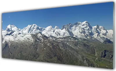 Produktbild von Acrylglasbilder 125x50 Wandbild Druck Gebirge Landschaft