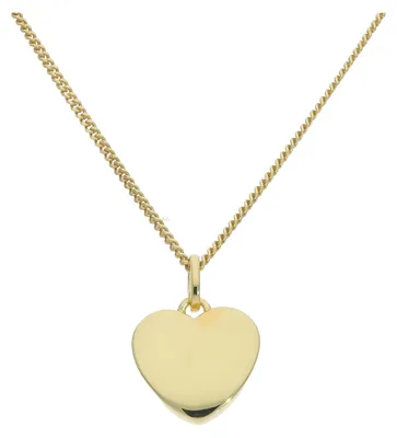 Produktbild von Herzanhänger 925 Silber goldplattiert JL20-02-1361 JuwelmaLux