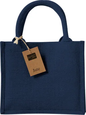 Immagine prodotto di Westford Mill - Sacchetto regalo, mini, iuta RW9699 (taglia unica) (blu navy)