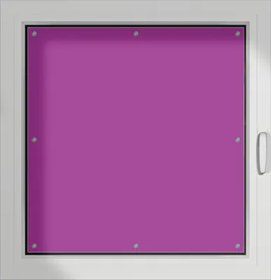 Produktbild von Wallario Lichtschutzbild, Dekorativer Sichtschutz Sonnenschutz 96 x 93 cm mit Motiv: Lila - Verdunklung ohne Bohren
