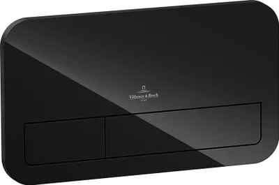 Produktbild von Villeroy & Boch Betätigungsplatte ViConnect L200 269 x 161 x 13 mm Glass, Glossy Black