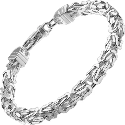 trendor 08646 Königskette Armband für Männer 925 Silber 6 mm breit 1
