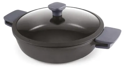 Topf mit Deckel 36 cm 7,4 L Edelstahl Induktion antihaftbeschichtet