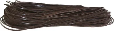 50 Stk 90cm Lederschnur eckig 3x1mm dunkelbraun