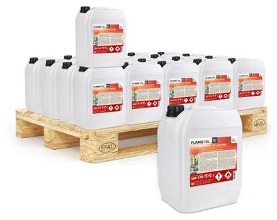 Produktbild von 60x 10 L FLAMBIOL® Bioethanol 100% Hochrein