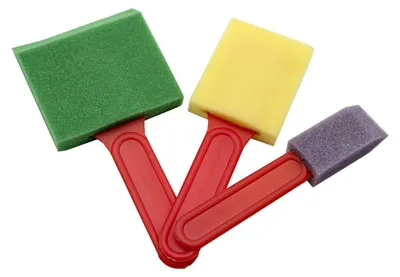 Produktbild von EDUPLAY 370053 Schwammalpinsel 3er Set, 3-teilig (1 Set)
