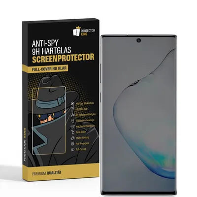 Produktbild von 3x 9H Panzerglas für Samsung Galaxy Note 10 Anti-Spy Privacy Blickschutz echtes Tempered Panzerglas Panzerfolie Displayschutz Schutzfolie Schutzglas Screen Protector