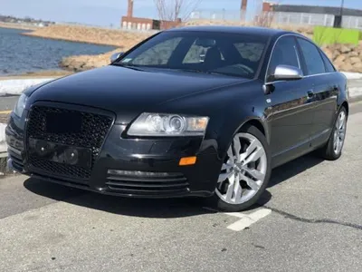 Obrázek produktu pro Sportovní mřížka, přední mřížka, mřížka chladiče, mřížka s voštinovým vzorem – vhodná pro Audi A6 4F (2005–2008) – mřížka s voštinovým vzorem, sportovní přední mřížka, kryty zpětných zrcátek v hliníkovém vzhledu