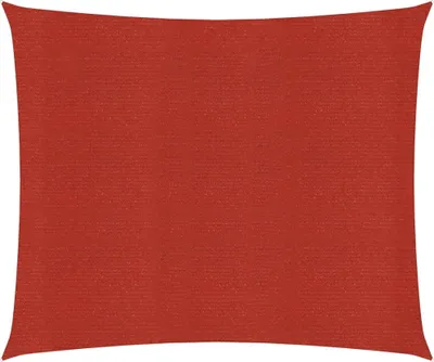 Produktbild von The Living Store Sonnensegel 160 g/m² Rot 7x7 m HDPE