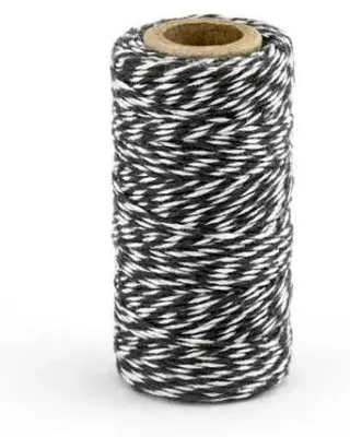 Produktbild von Bäckerschnur, schwarz, 50 m – PartyDeco