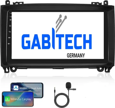 Produktbild von für Mercedes A B Sprinter Vito Viano VW Crafter 9 zoll Android 13 Autoradio GPS Navi Wifi Bluetooth RDS 8GB RAM 128GB ROM Drahtlos Carplay