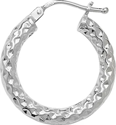 Produktbild von 925 Sterling Silber Damen - Paar Creolen - 15mm; WJS11493