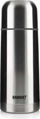 Obrázok produktu pre Termoska, termohrnček, nerezová oceľ, strieborná Akcent 0,35 l
