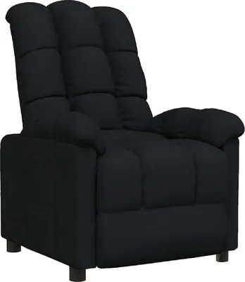 Obrázok produktu pre relaxačné kreslo vidaXL Black Fabric
