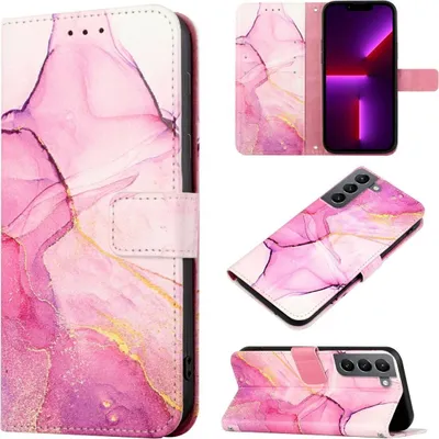 Produktbild von König Design Hülle kompatibel mit Samsung Galaxy A12 Kunstleder Handyhülle - Handy Case Motiv 1