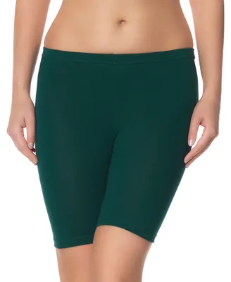 Produktbild von Ladeheid Damen Shorts Radlerhose Unterhose Hotpants Kurze Hose Boxershorts LAMA04 (Dunkelgrün2, S/M)